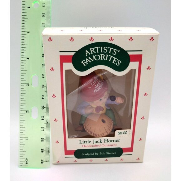 Little Jack Horner Hallmark Keepsake Ornament 1988 Bob Siedler Boxed Christmas - Picture 3 of 8